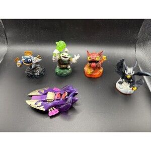 Skylanders Lot Of 5 Figures & Vehicles Trap Team Swap Force Imaginators Mixed